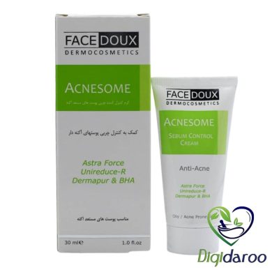 کرم ضد جوش آکنه زوم صورت (ACNESOME) فیس دوکس 30 میلی لیتری