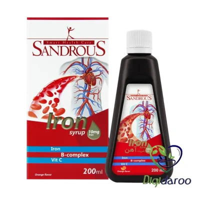 شربت آهن سندروس 200 میلی لیتری