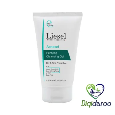 ژل شستشوی پوست چرب آکنه سل (Acnesel) لایسل 150 میلی لیتری