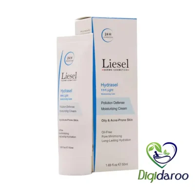 آبرسان پوست چرب و مختلط (Hydrasel Light) لایسل 50 میلی لیتری