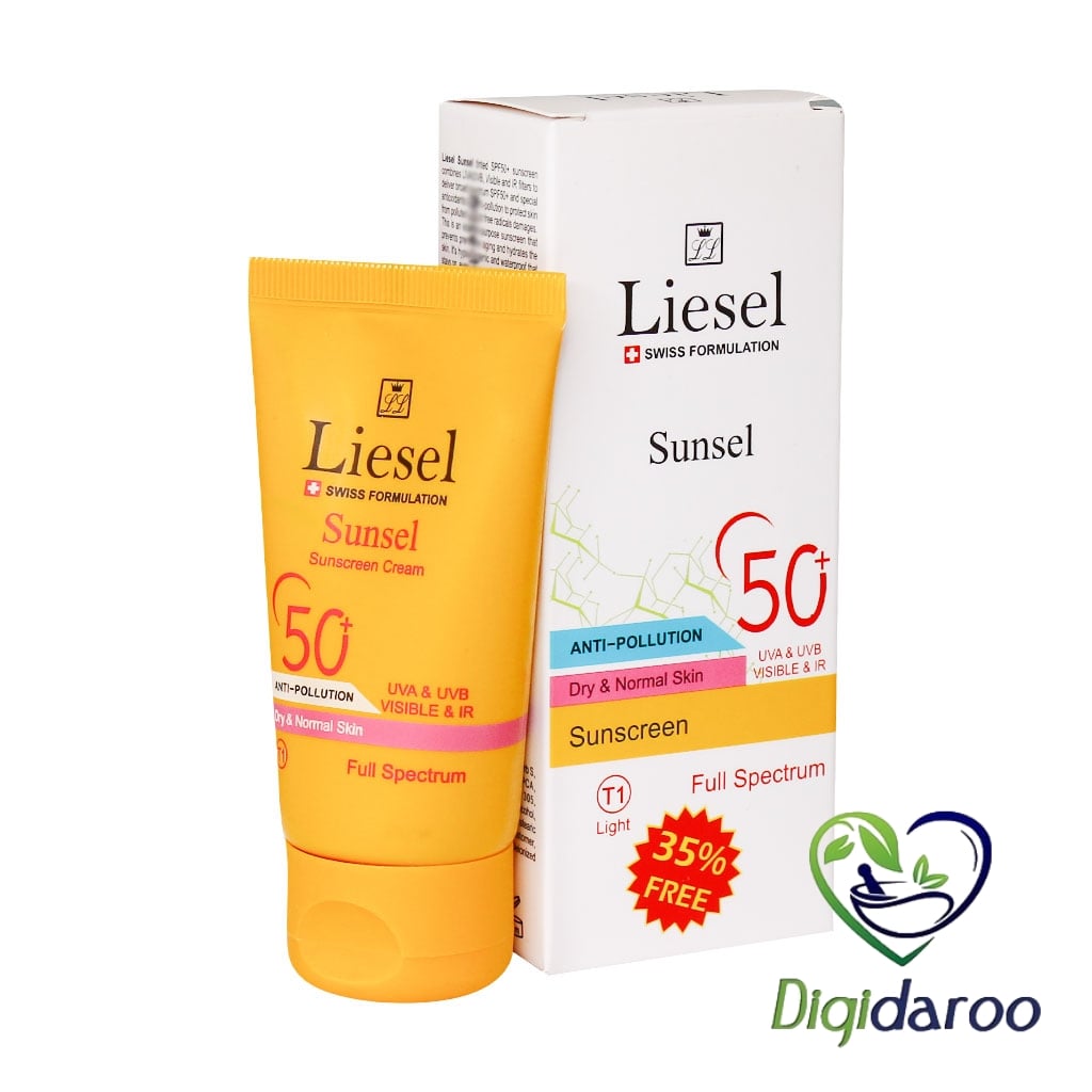 ضدآفتاب سانسل پوست خشک و نرمال لایسل بژ روشن T1 Light