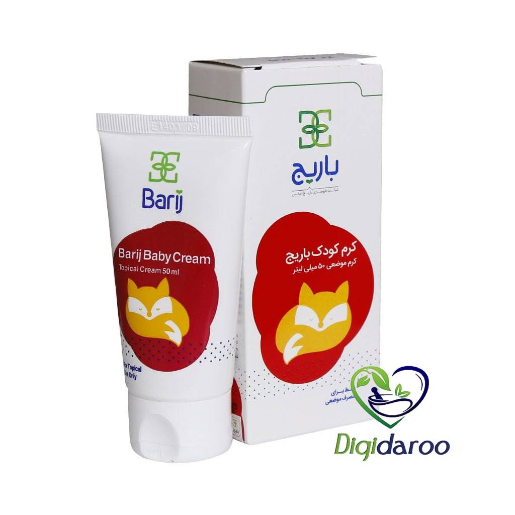 کرم کودک باریج اسانس 50 گرمی نمای ۲