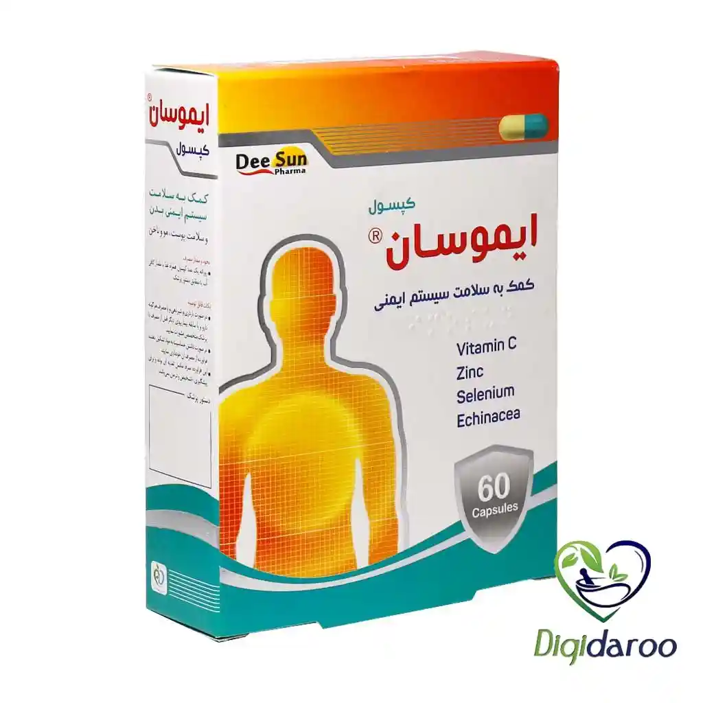 کپسول ایموسان دی سان فارما 60 عددی نمای ۲