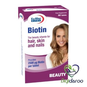 قرص بیوتین یوروویتال 60 عددی