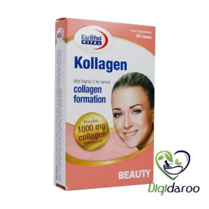 قرص کلاژن 1000 میلی گرم یوروویتال 30 عددی