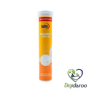 قرص جوشان ویتامین سی 1000 میلی گرم یوروویتال 20 عددی (پرتقالی)