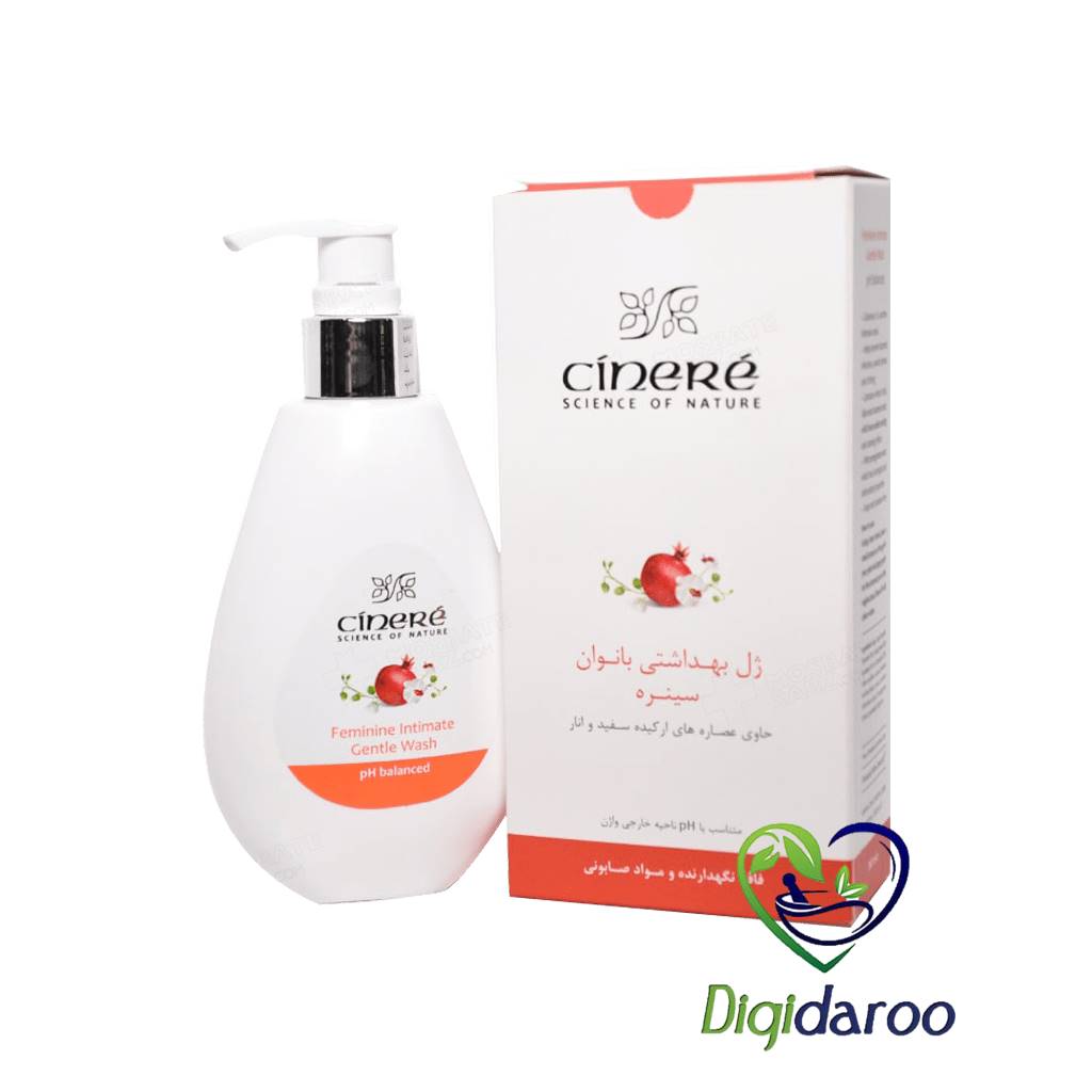 ژل بهداشتی و تنظیم کننده PH بانوان سینره نمای ۲