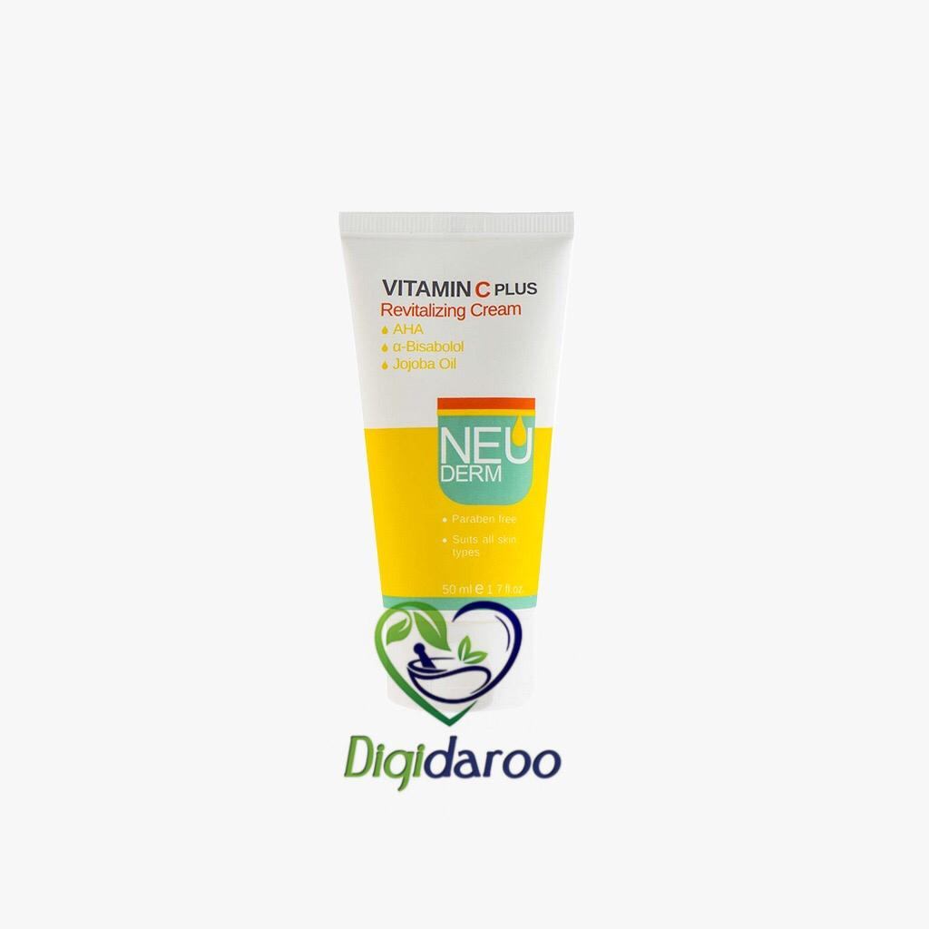 کرم روشن کننده (ویتامین C) نئودرم|Neuderm Vitamin C Plus Revitalizing Cream نمای ۳