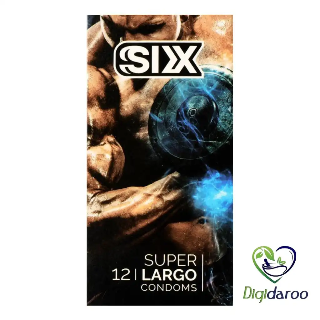 کاندوم سیکس مدل SUPER LARGO بسته 12 عددی نمای ۲