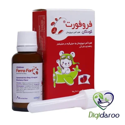 قطره آهن فروفورت کودکان عبیدی  30 میلی لیتری