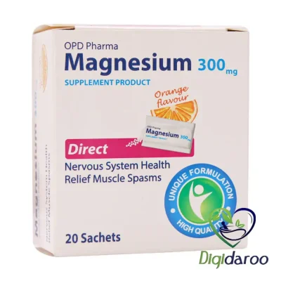 ساشه منیزیم 300 میلی گرم او پی دی فارما (OPD Pharma) 20 عددی
