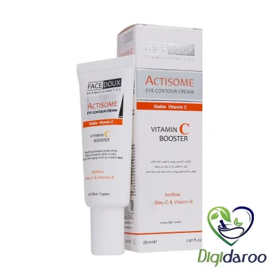 کرم ضدچروک دور چشم حاوی ویتامین سی اکتی زوم (ACTISOME C) فیس دوکس 20 میلی لیتری