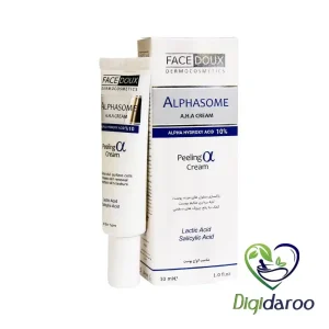 کرم لایه بردار 10% AHA آلفازوم (ALPHASOME 10%) فیس دوکس 30 میلی لیتری