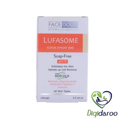 پن اسکراب و لایه بردار لوفازوم (LUFASOME) فیس دوکس 100 گرمی