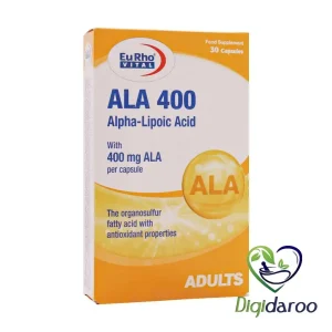 کپسول آ ال آ 400 (آلفا لیپوئیک اسید) یوروویتال 30 عددی