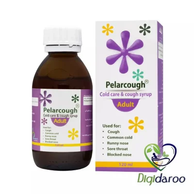 شربت پلارکاف بزرگسال رز فارمد پارسیان 120 میلی لیتری