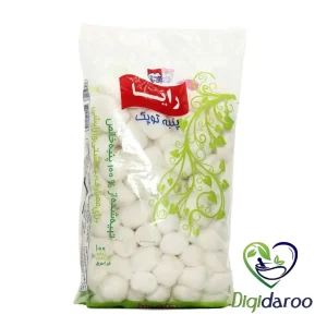 پنبه توپک رایا 100 گرمی (سفید)