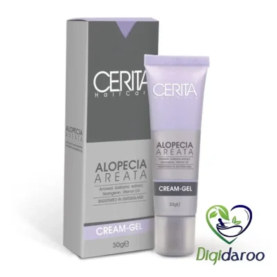 کرم ژل مناسب موهای دارای ریزش سکه ای آلوپسی (ALOPECIA) سریتا 30 گرمی