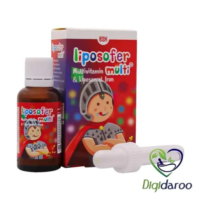 قطره خوراکی آهن لیپوزوفر مولتی بی اس کی 30 میلی لیتری (Liposofer Multi)