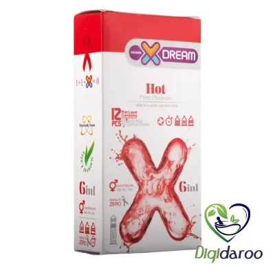 کاندوم داغ HOT ایکس دریم بسته ۱۲ عددی