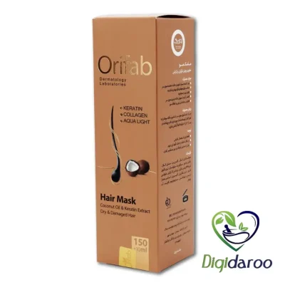 ماسک موهای خشک حاوی روغن نارگیل و کراتین اوری فاب 150 میلی لیتری