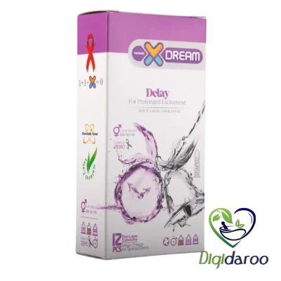 کاندوم تاخیری Delay ایکس دریم بسته ۱۲ عددی