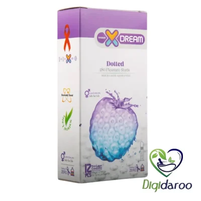 کاندوم خاردار Dotted ایکس دریم بسته ۱۲ عددی