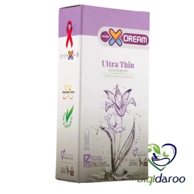 کاندوم بسیار نازک Utra Thin ایکس دریم بسته ۱۲ عددی