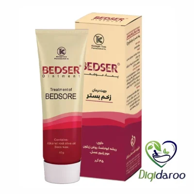 پماد زخم بستر بدسر BEDSER کیمیاگر طوس 45 گرمی