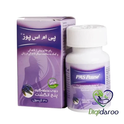 کپسول پی ام اس پوز (PMS Pause) بهتا دارو 30 عددی