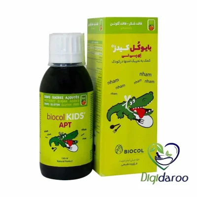 شربت بایوکل کیدز ای پی تی (APT) اشتهارآور ۱۵۰ میلی لیتری (سبز)