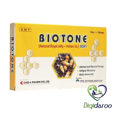 آمپول خوراکی بایوتن چوا فارم حاوی رویال ژلی ۱۰ عددی