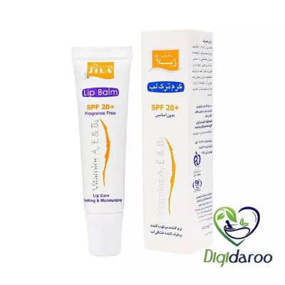 کرم ترک لب ⁺SPF20 دکتر ژیلا ۱۲ گرم (سفید)