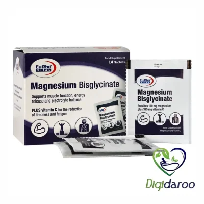 ساشه منیزیم بیس گلایسینات یوروویتال 14 عددی