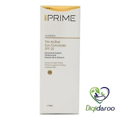 کانسیلر دور چشم SPF25 پرایم ۱۵ میلی لیتری (شماره 101)