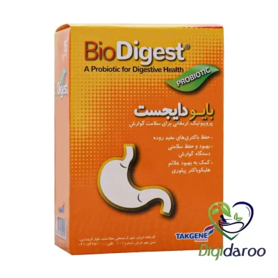 ساشه بایو دایجست تک ژن فارما 15 عددی