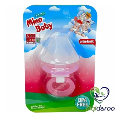 پستانک ارتودنسی (L 9-18) مینابیبی (صورتی)
