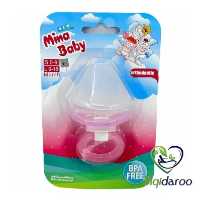 پستانک ساده (S 0-9) مینابیبی (صورتی)