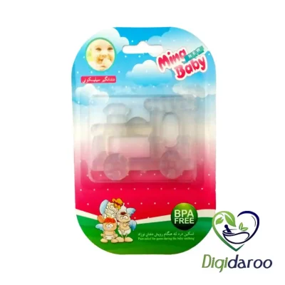 دندانگیر سیلیکونی مینا بینی مدل (قطار سفید)