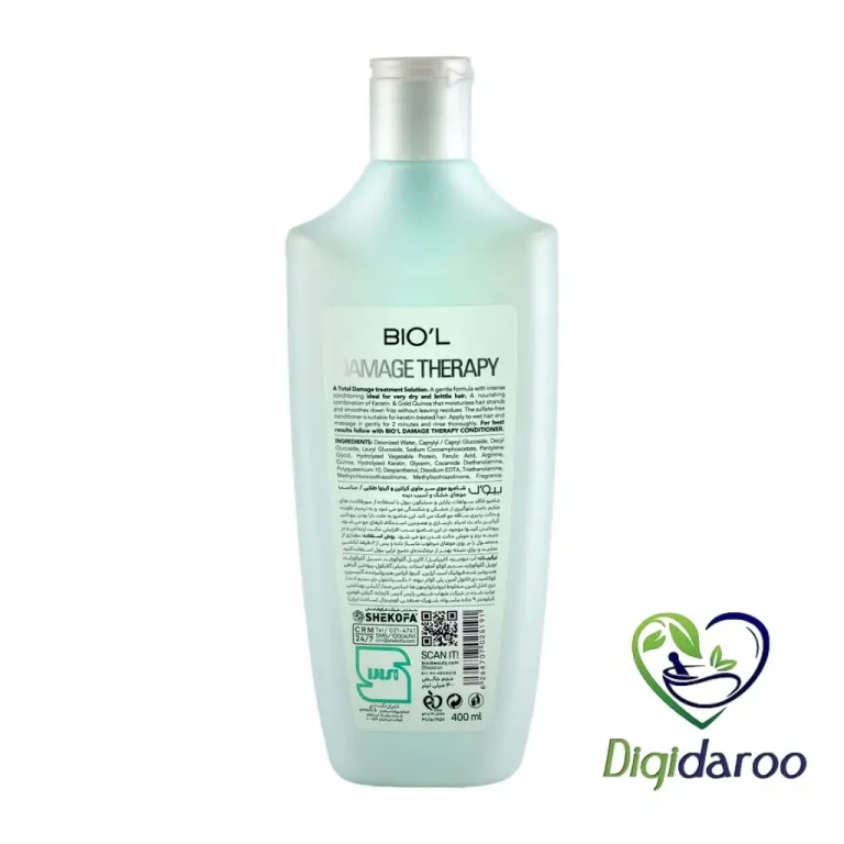 شامپو دمیج تراپی (Damage Therapy) بیول 400 میلی لیتری (سبز)
