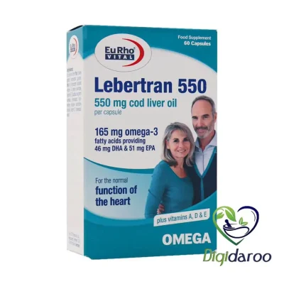 کپسول لبرترن 550 یوروویتال 60 عددی