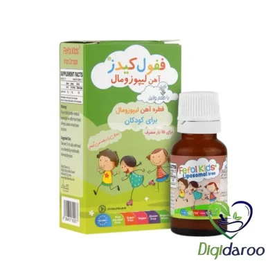 قطره آهن ففول کیدز (Fefol Kids) اینترافارم 15 میلی لیتری (وانیلی)