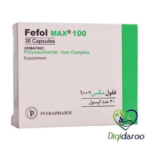 کپسول ففول مکس 100 اینترافارم 30 عددی