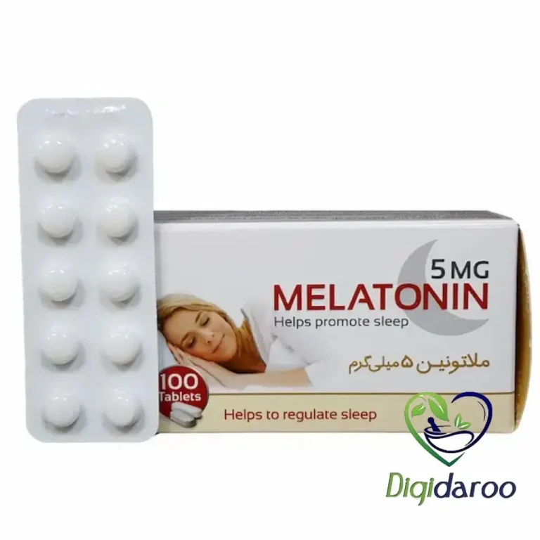 قرص ملاتونین 5 میلی گرم اکسیر آفرین آریا 100 عددی