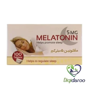قرص ملاتونین 5 میلی گرم اکسیر آفرین آریا 100 عددی