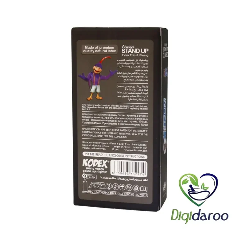 کاندوم استند آپ کلاسیک (Stand Up Classic) ناچ کدکس 12 عددی