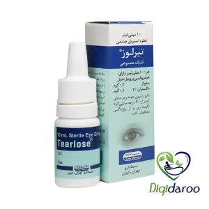 قطره اشک مصنوعی تیرلوز (Tearlose) سینا دارو 10 میلی لیتری