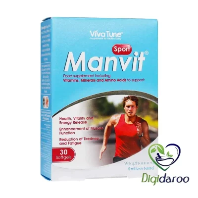 سافت ژل من ویت اسپورت (Manvit Sport) ویواتیون 30 عددی