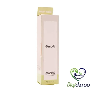 ماسک خاک رس سبز (Green Clay) ژنوبایوتیک 100 میلی لیتری