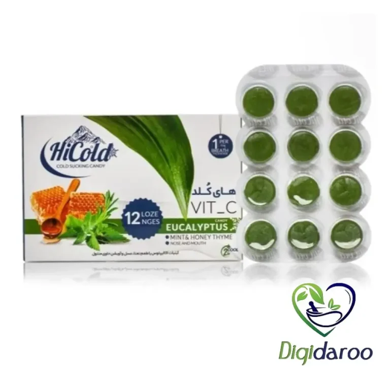 آبنبات سرد اکالیپتوس های کلد 12 عددی (نعنا، عسل، آویشن)